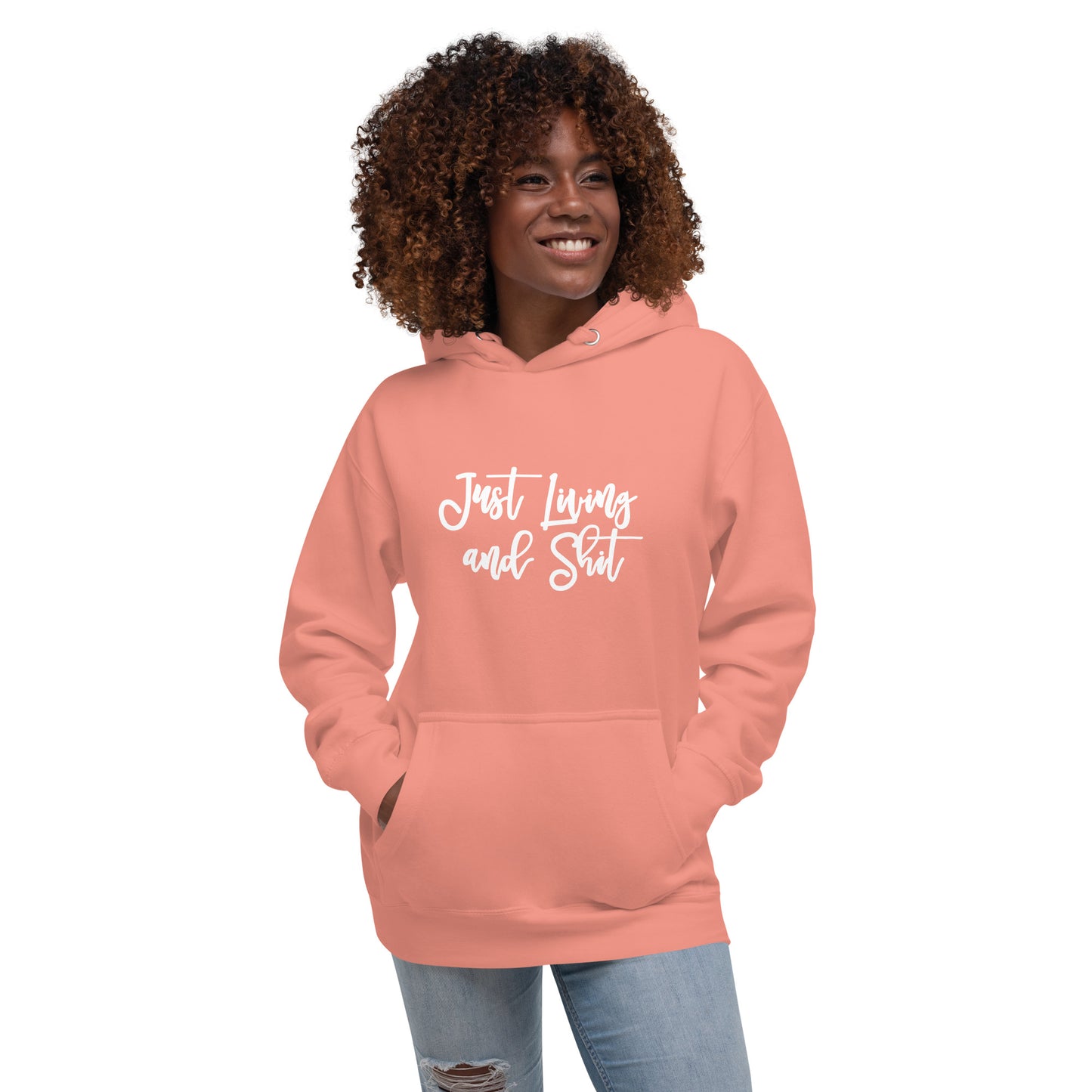 JLS Unisex Hoodie w/white print