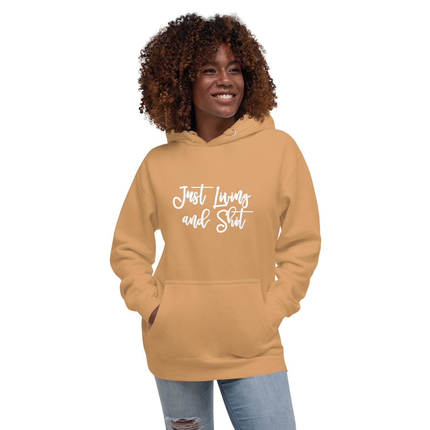 JLS Unisex Hoodie w/white print