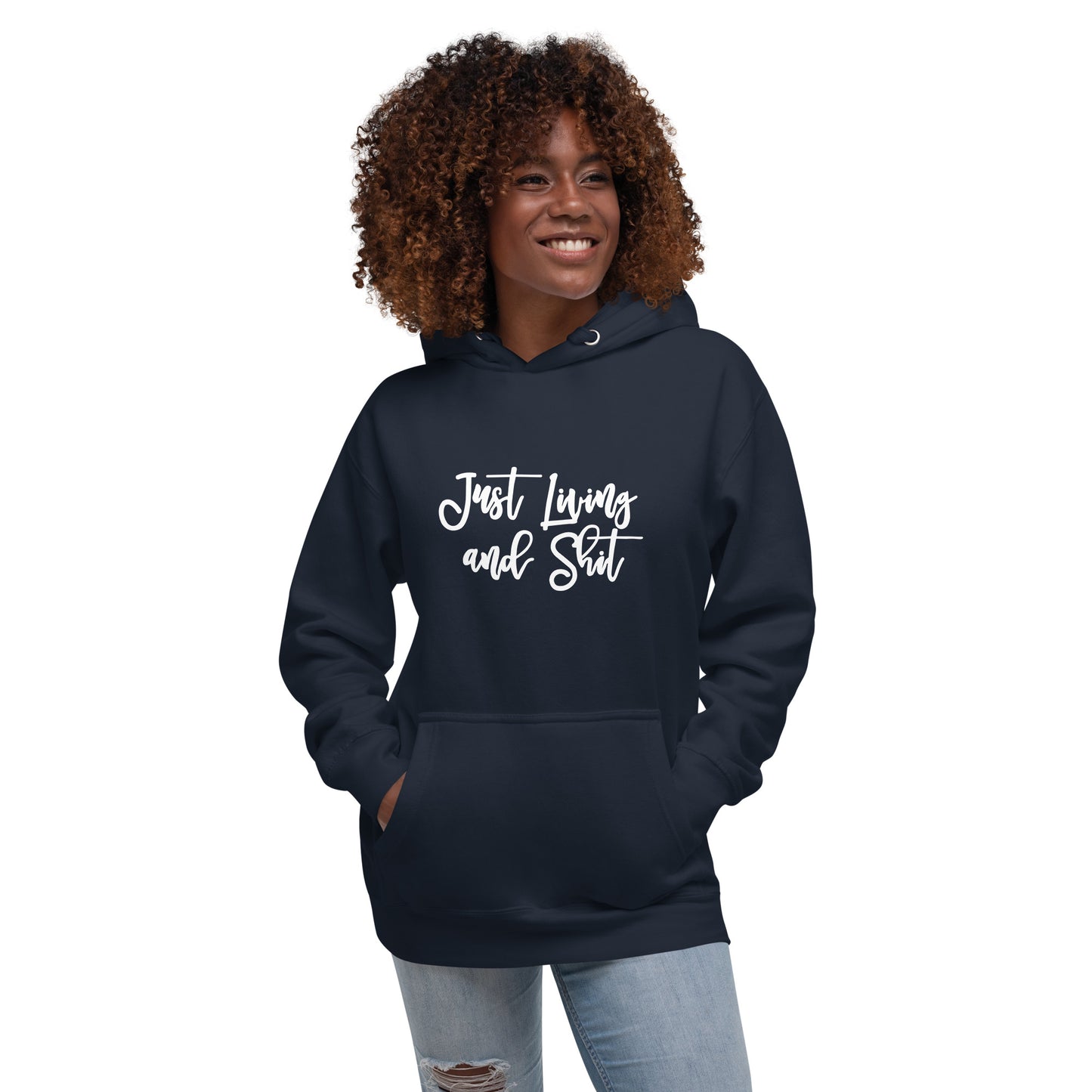 JLS Unisex Hoodie w/white print